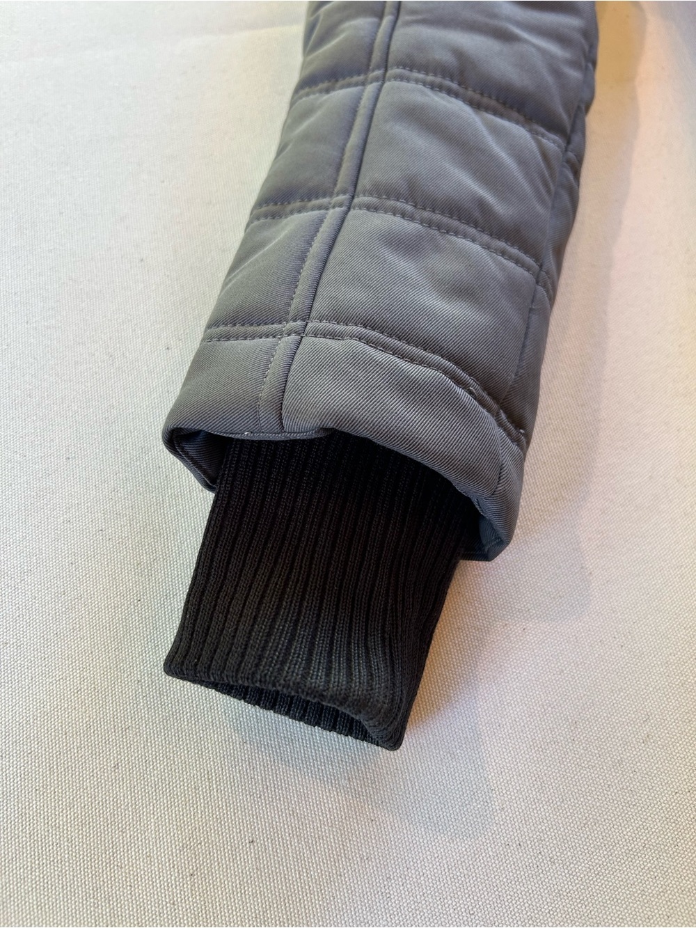 Lolë Montreal Live Out Loud Hybrid Hooded Mid-Length Jacket Coat Grey Black XS - Picture 6 of 12